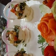 A picture of Boiled eggs with a twist.