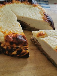 Una foto de Tarta de queso saludable al horno