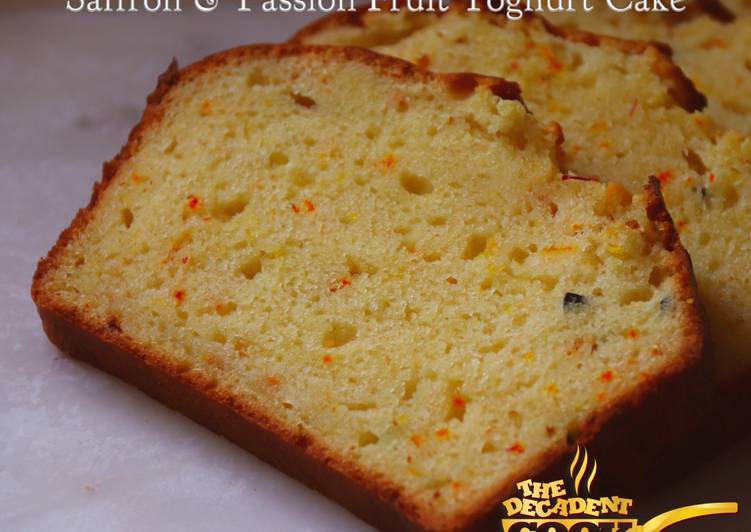 Easiest Way to Prepare Any-night-of-the-week Saffron And Passion Fruit Yoghurt Cake