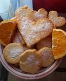 Galletas de coco y naranja