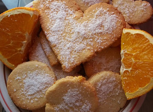 Una foto de Galletas de coco y naranja