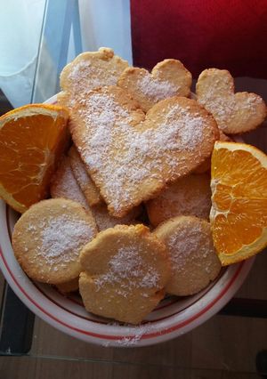 Una foto de Galletas de coco y naranja