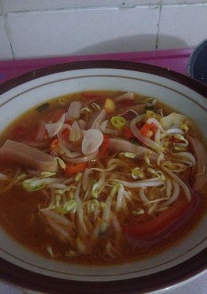 Foto resep Tauge kuah asam pedas