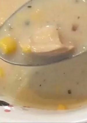 صورة لوصفة شوربة الدجاج بالكريمة