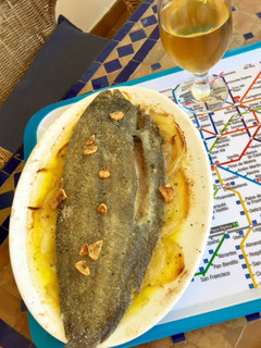 Una foto de Lenguado al horno