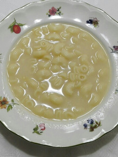 Una foto de Sopa de galets