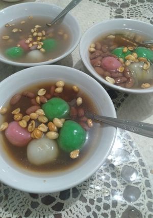Foto resep Wedang ronde isi kacang
