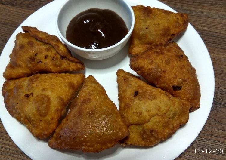 Lima bean samosa