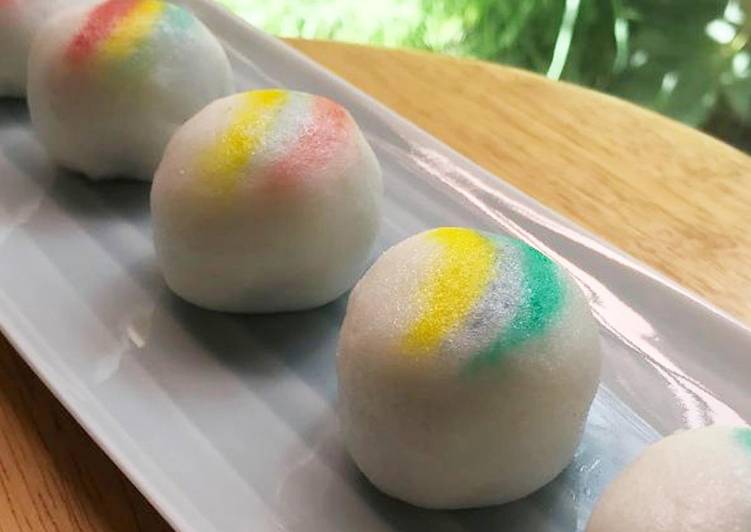 Les 8 Meilleures Recettes de Niji; L’arc-en-ciel- Jouyo Manjyu (Wagashi)