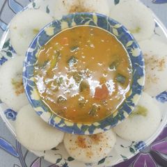 A picture of Yummy stuffed masala idli  (dhara kitchen recipes  for morning breakfast recipe).