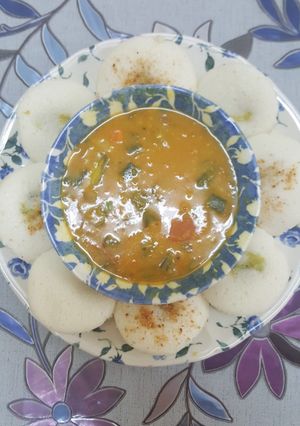 A picture of Yummy stuffed masala idli  (dhara kitchen recipes  for morning breakfast recipe).