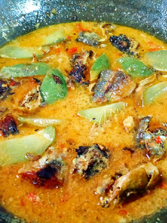 Foto resep Ikan laut kuah santan Kombinasi sayur labu siam