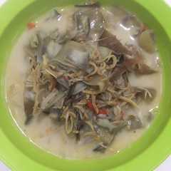 A picture of Pecel Ontong (Jantung Pisang).