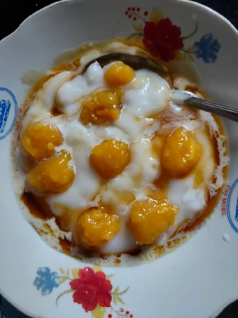 Langkah Gampang Membikin Resep Bubur sum sum+candil ubi yang Bikin Ngiler Anti Ribet, Lezat Sekali