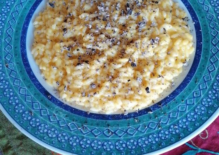 Risotto con zucca e tartufo