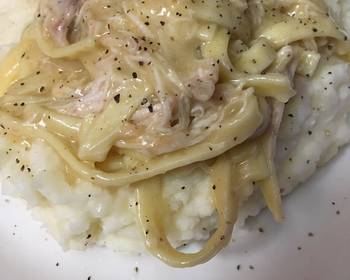 Ultimate, Prepare Cream of chicken noodle over mashed potatoes mycookbook Delicious and Healthy