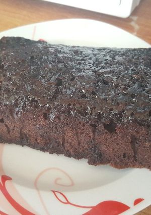 عکسی از دستور کیک خیس (browni)