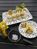 Lemon crackle cookies(Ραγισμένα μπισκότα λεμονιού) 🍪🍋