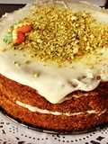 Carrot Cake with Pistachios and Almonds (Dairy-Free)