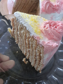 عکسی از دستور 🍰کیک یخچالی با روکش خامه🍰