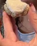 Healthy Lemon Coconut Cookies w/ Maple Cream Cheese Frosting