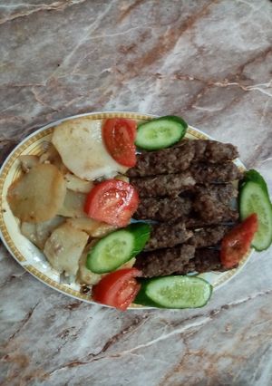 صورة لوصفة صينيه كفته بالبطاطس