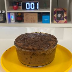 A picture of Instant healthy dark chocolate cake.