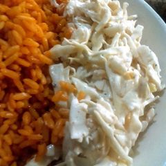 A picture of Thousand Island Cabbage Salad.