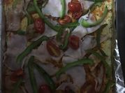 Una foto de pizza para celiacos sartén