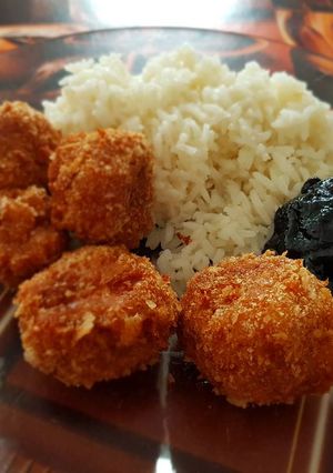 Sajtos csirkegolyó recept fotója