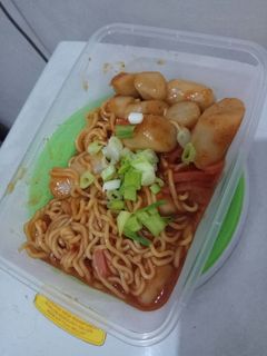 Foto resep Rabokki - ramen tteokbokki - mie pedas korea