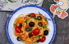 Mì Ý Olive Đen (Black Olive Spaghetti)