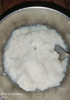 A picture of Samvat Rice Kheer.
