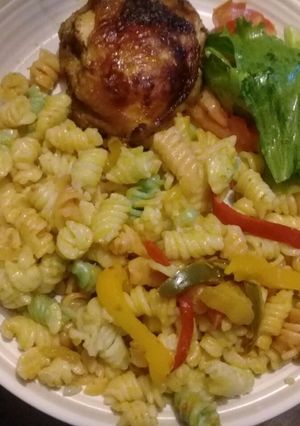 A picture of Fusilli Tri-colour Pasta.