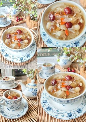 Foto resep Peach Gum Dessert