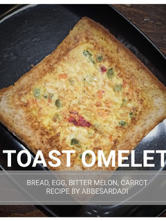 Foto resep TOAST OMELET (ROTI PANGGANG ISI TELOR DADAR)