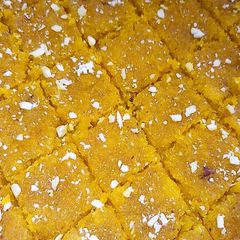 A picture of Mango Burfi.