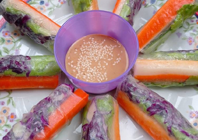 Bagaimana Menyiapkan Crab Stick Vietnam Spring Roll Enak