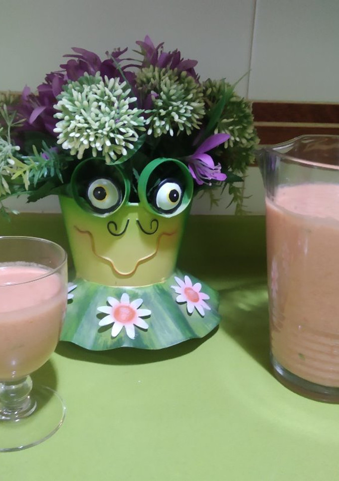 Una foto de Gazpacho con Thermomix