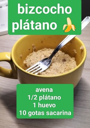 Una foto de Bizcocho de plátano