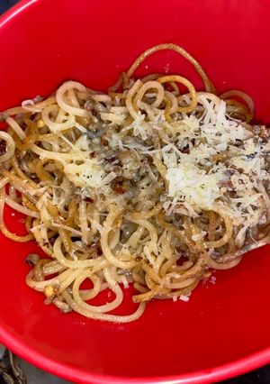 A picture of Aglio e Olio.