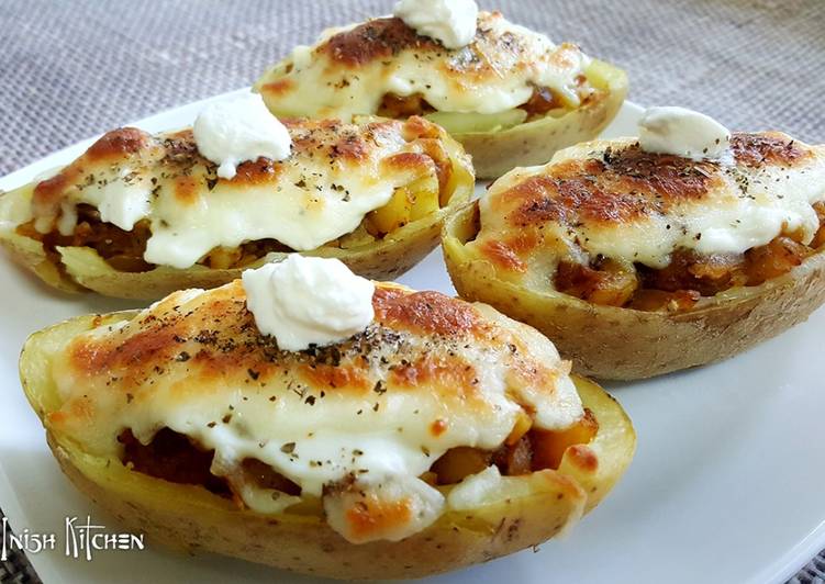 How to Make Homemade Baked stuffed potatoes skin