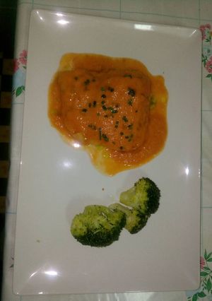Una foto de Bacalao con tomate
