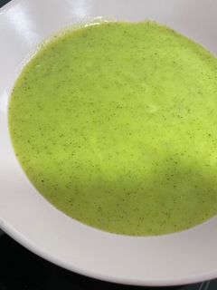 Una foto de Puré de calabacín con Thermomix