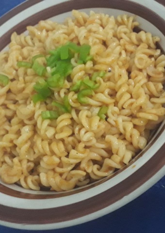 صورة لوصفة معكرونة حمرة وحارة 👅🌶🌶🍅