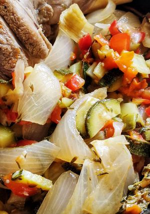 Une photo de ⭐⭐⭐ Mijoté de souris d'agneau et ses légumes