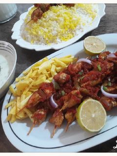 عکسی از دستور کباب حسینی مرغ