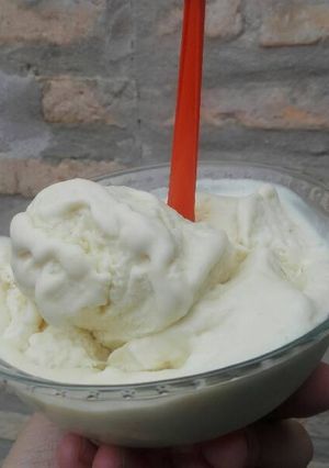 Una foto de Helado de yerba mate