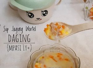 Foto resep Sup Jagung Wortel Daging (MPASI 1y+)