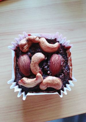 รูปของ Oat brownie no flour, egg, sugar